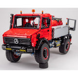 MOC-267088 Unimog Tow Truck 1:10 Scale 4x4 Heavy Tow Truck Building Blocks-LesDiy-MOC-