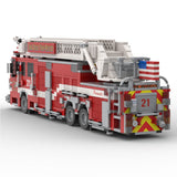 MOC-267135 2016-2017 Pierce Arrow XT Fire Truck RMA SDFR Building Blocks-LesDiy - 