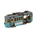 MOC-267158 Classic Beach Tram 60506 Motorized Building Blocks-LesDiy-Locomotive-