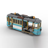 MOC-267158 Classic Beach Tram 60506 Motorized Building Blocks-LesDiy-Locomotive-
