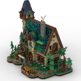 MOC-267546 Medieval Emerald Cottage Building Blocks-LesDiy-MOC-