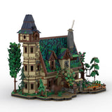 MOC-267546 Medieval Emerald Cottage Building Blocks-LesDiy-MOC-