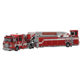 MOC-267880 2020-2025 Pierce Arrow XT Tiller Fire Truck SDFR Building Blocks-LesDiy - 