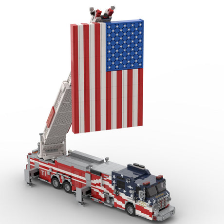 MOC-268463 2012 Pierce Velocity Fire Truck Napa City Truck 1 Building Blocks-LesDiy - 