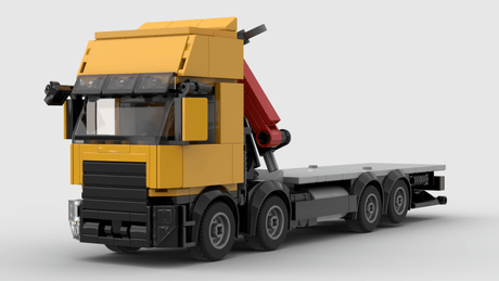 MOC-268685 8x4 Crane Truck Building Blocks-LesDiy-MOC-