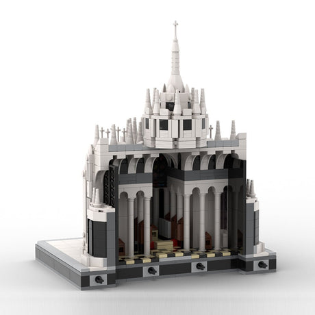 MOC-268717 Duomo di Milano Cathedral Building Blocks-LesDiy-MOC-