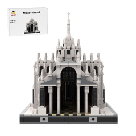 MOC-268717 Duomo di Milano Cathedral Building Blocks-LesDiy-MOC-