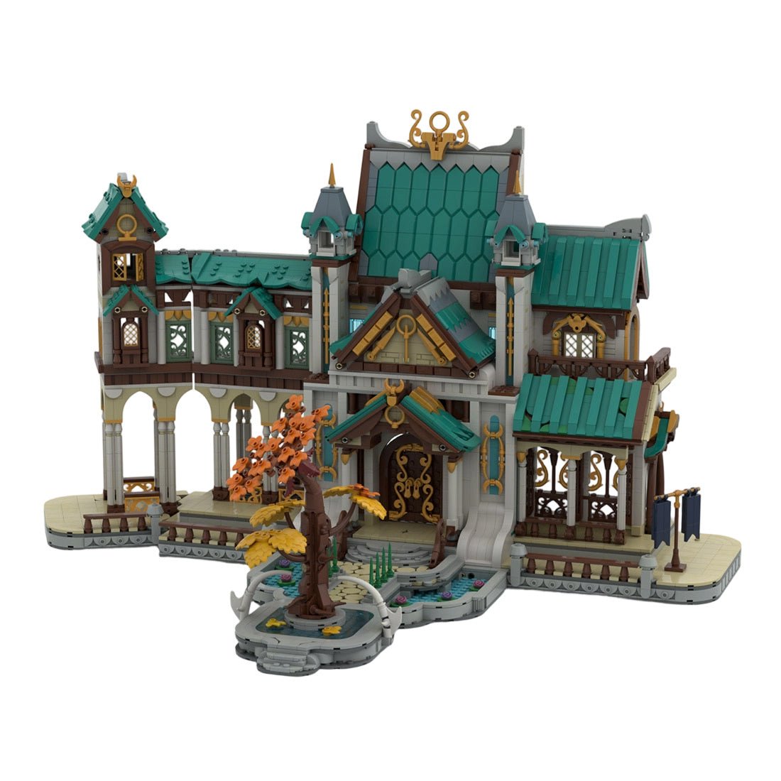 MOC-268897 Elven Sanctuary Building Blocks-LesDiy-MOC-