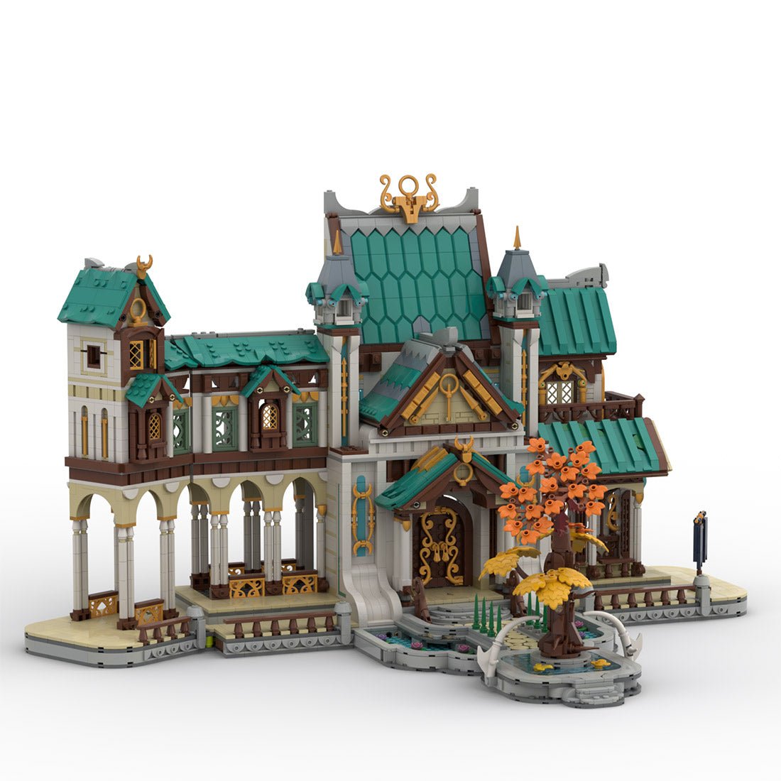 MOC-268897 Elven Sanctuary Building Blocks-LesDiy-MOC-