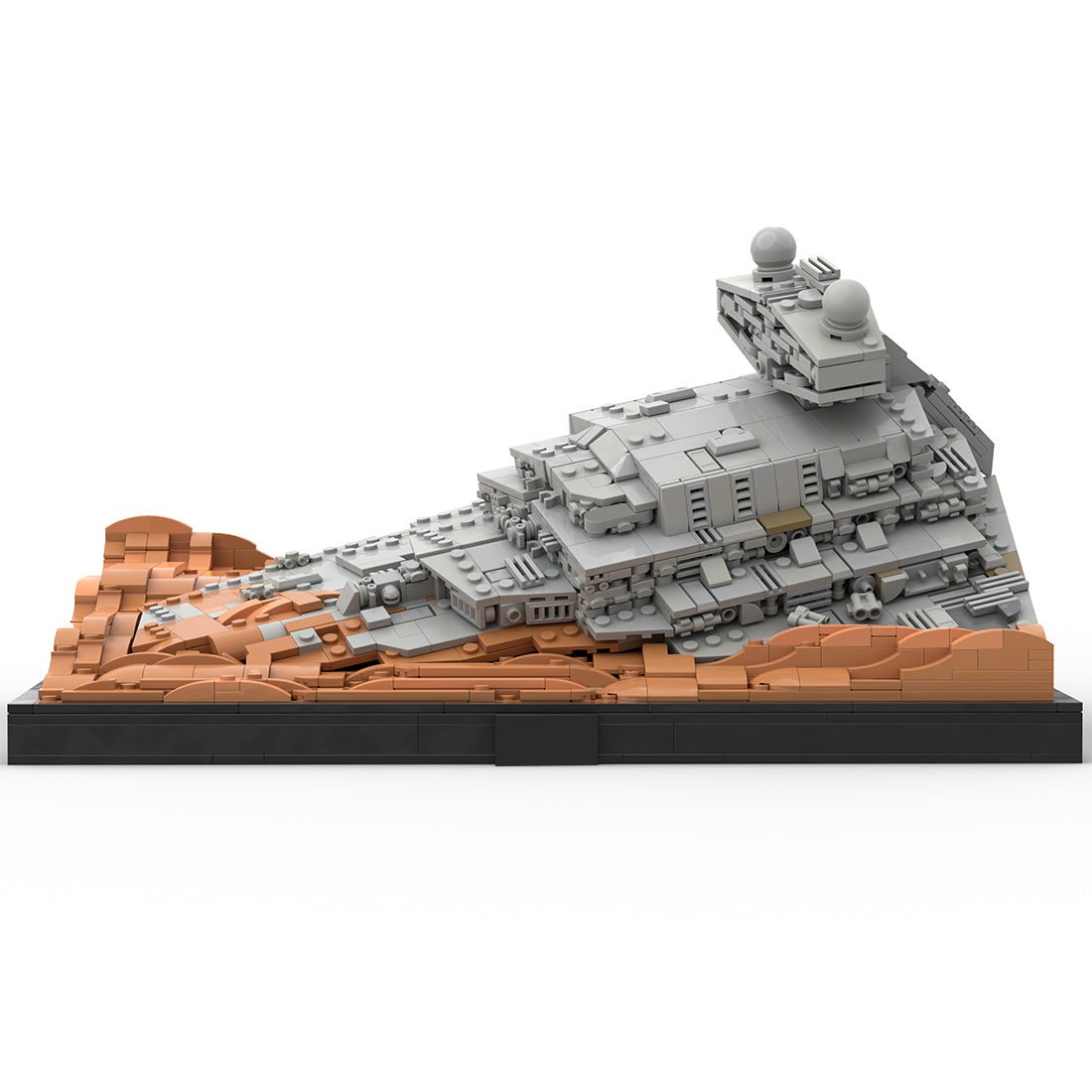 MOC-268950 ISD Inflictor Wreckage of Jakku Building Blocks-LesDiy-MOC-