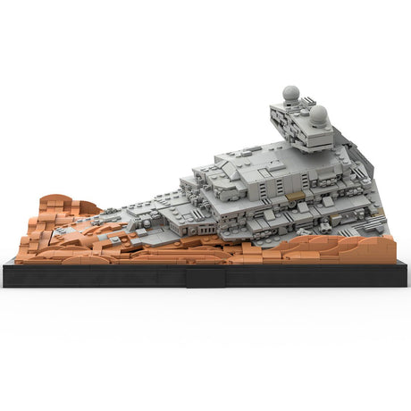 MOC-268950 ISD Inflictor Wreckage of Jakku Building Blocks-LesDiy-MOC-