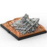 MOC-268950 ISD Inflictor Wreckage of Jakku Building Blocks-LesDiy-MOC-