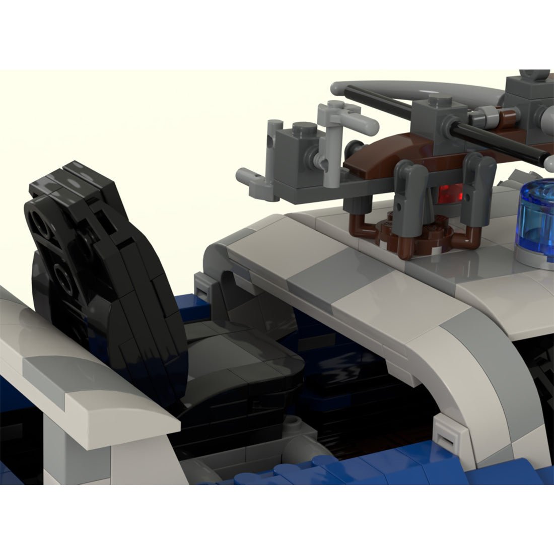 MOC-269036 1:18 Wasteland Police Building Blocks-LesDiy-MOC-