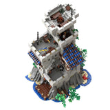 MOC-269330 Black Falcon's Outpost Castle Building Blocks-LesDiy-MOC-