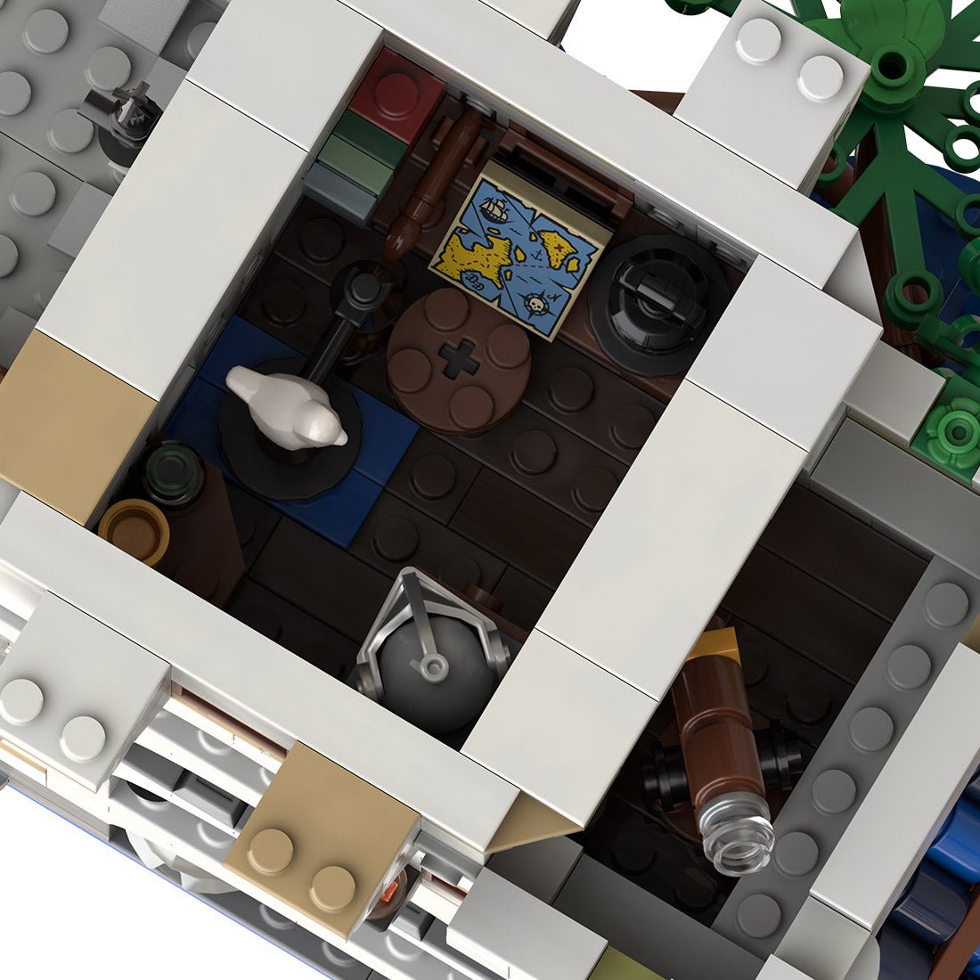 MOC-269330 Black Falcon's Outpost Castle Building Blocks-LesDiy-MOC-
