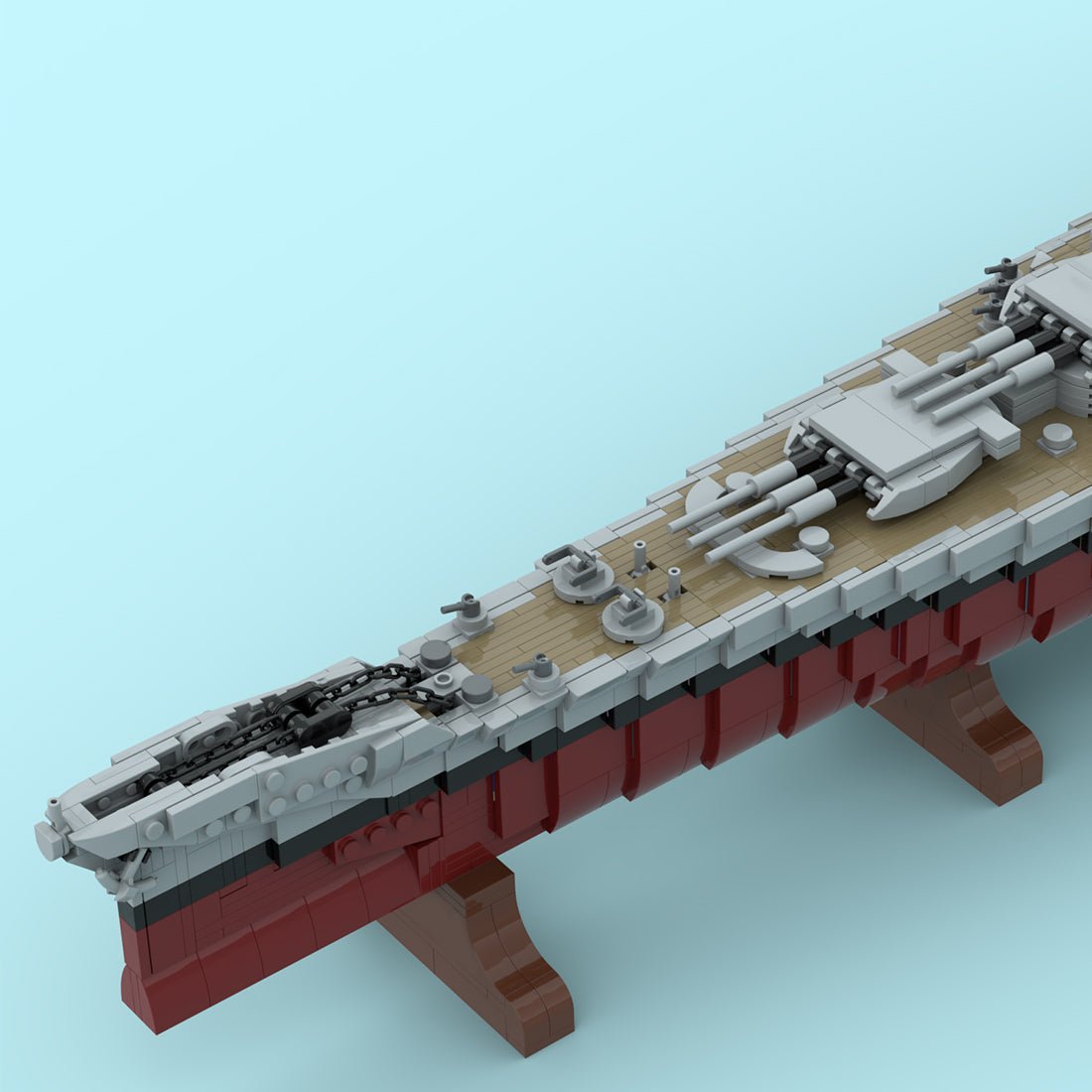 MOC-270039 Iowa Class Battleship Building Blocks-LesDiy-MOC-