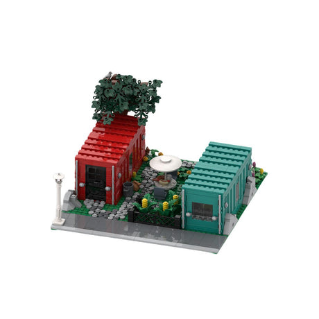 MOC-270562 Modular Container Park Building Blocks-LesDiy-MOC-
