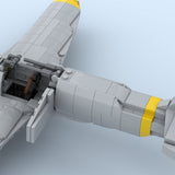 MOC-271413 Messerschmitt Bf 109 K-4 Fighter Building Blocks-LesDiy-MOC-