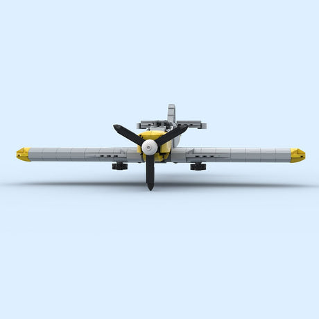 MOC-271413 Messerschmitt Bf 109 K-4 Fighter Building Blocks-LesDiy-MOC-