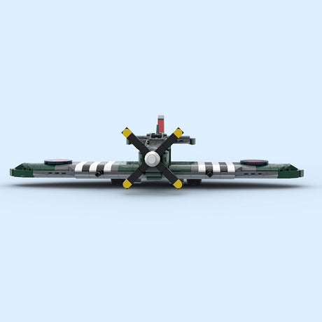 MOC-272314 WWII Supermarine Spitfire Mk XVI Fighter Building Blocks-LesDiy-MOC-