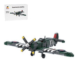 MOC-272314 WWII Supermarine Spitfire Mk XVI Fighter Building Blocks-LesDiy-MOC-