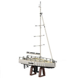 MOC-273023 Modern Sailing Yacht Building Blocks-LesDiy-MOC-