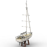 MOC-273023 Modern Sailing Yacht Building Blocks-LesDiy-MOC-