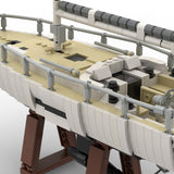 MOC-273023 Modern Sailing Yacht Building Blocks-LesDiy-MOC-