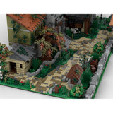 MOC-273998 Abandoned Medieval Manor Modular Building Blocks (Weathered Edition)-LesDiy-MOC-