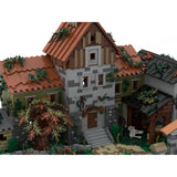 MOC-273998 Abandoned Medieval Manor Modular Building Blocks (Weathered Edition)-LesDiy-MOC-