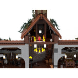 MOC-273998 Abandoned Medieval Manor Modular Building Blocks (Weathered Edition)-LesDiy-MOC-