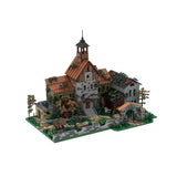 MOC-273998 Abandoned Medieval Manor Modular Building Blocks (Weathered Edition)-LesDiy-MOC-