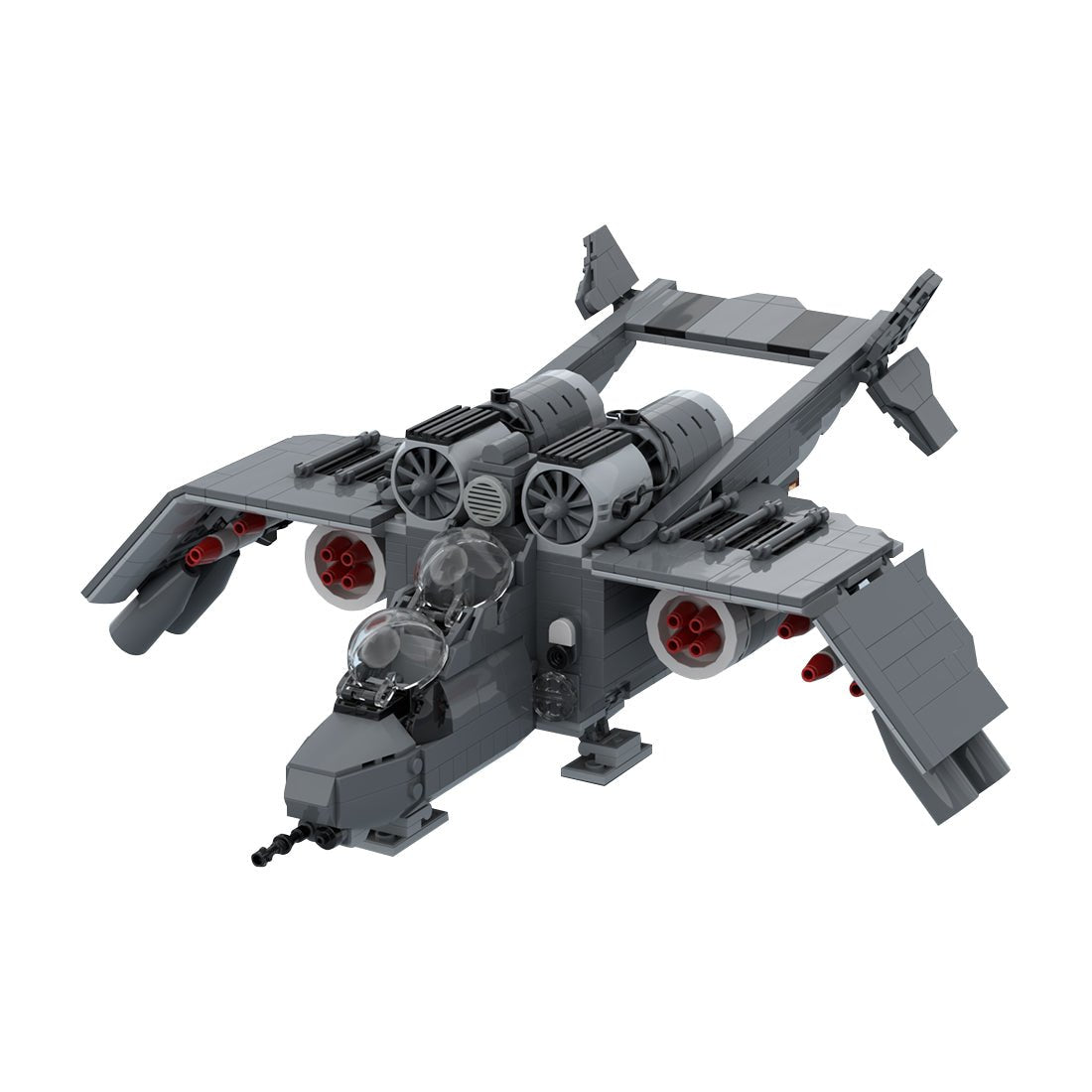 MOC-274653 Valkyrie from Warhammer 40K Building Blocks-LesDiy-MOC-