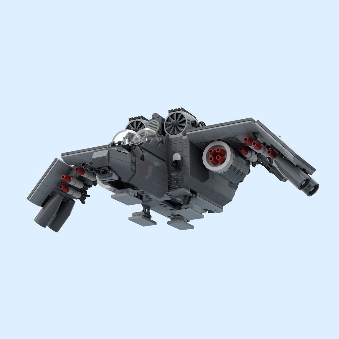 MOC-274653 Valkyrie from Warhammer 40K Building Blocks-LesDiy-MOC-