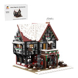 MOC-275366 The Frosty Pint Winter Village Pub Building Blocks-LesDiy-MOC-