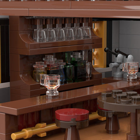 MOC-275366 The Frosty Pint Winter Village Pub Building Blocks-LesDiy-MOC-