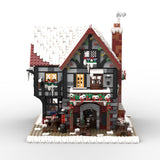 MOC-275366 The Frosty Pint Winter Village Pub Building Blocks-LesDiy-MOC-
