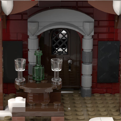 MOC-275366 The Frosty Pint Winter Village Pub Building Blocks-LesDiy-MOC-