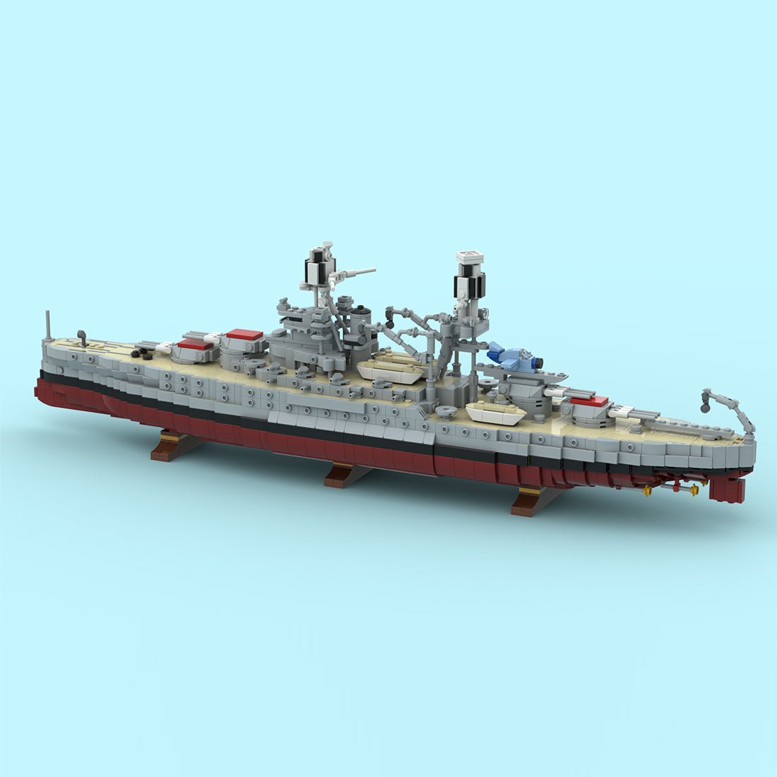 MOC-275741 USS Arizona Building Blocks-LesDiy-MOC-