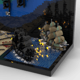 MOC-275983 Pirates of the Caribbean “Up Is Down” Art Building Blocks-LesDiy-MOC-