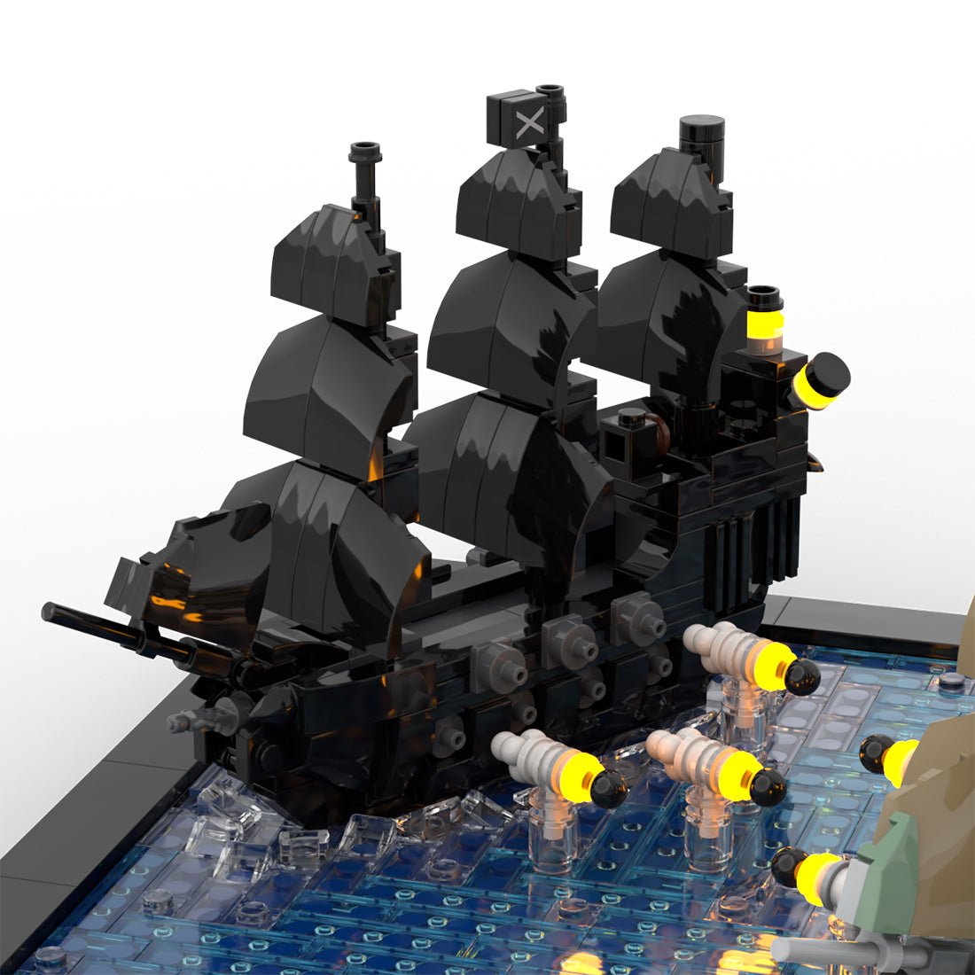 MOC-275985 Pirates of the Caribbean At World’s End Naval Battle Building Blocks-LesDiy-MOC-