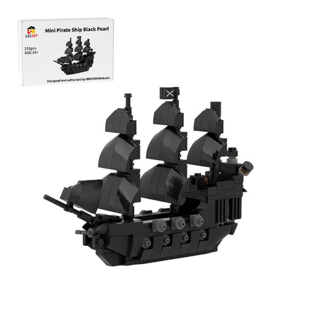 MOC-275988 The Black Pearl Mini Ship Building Blocks-LesDiy-MOC-