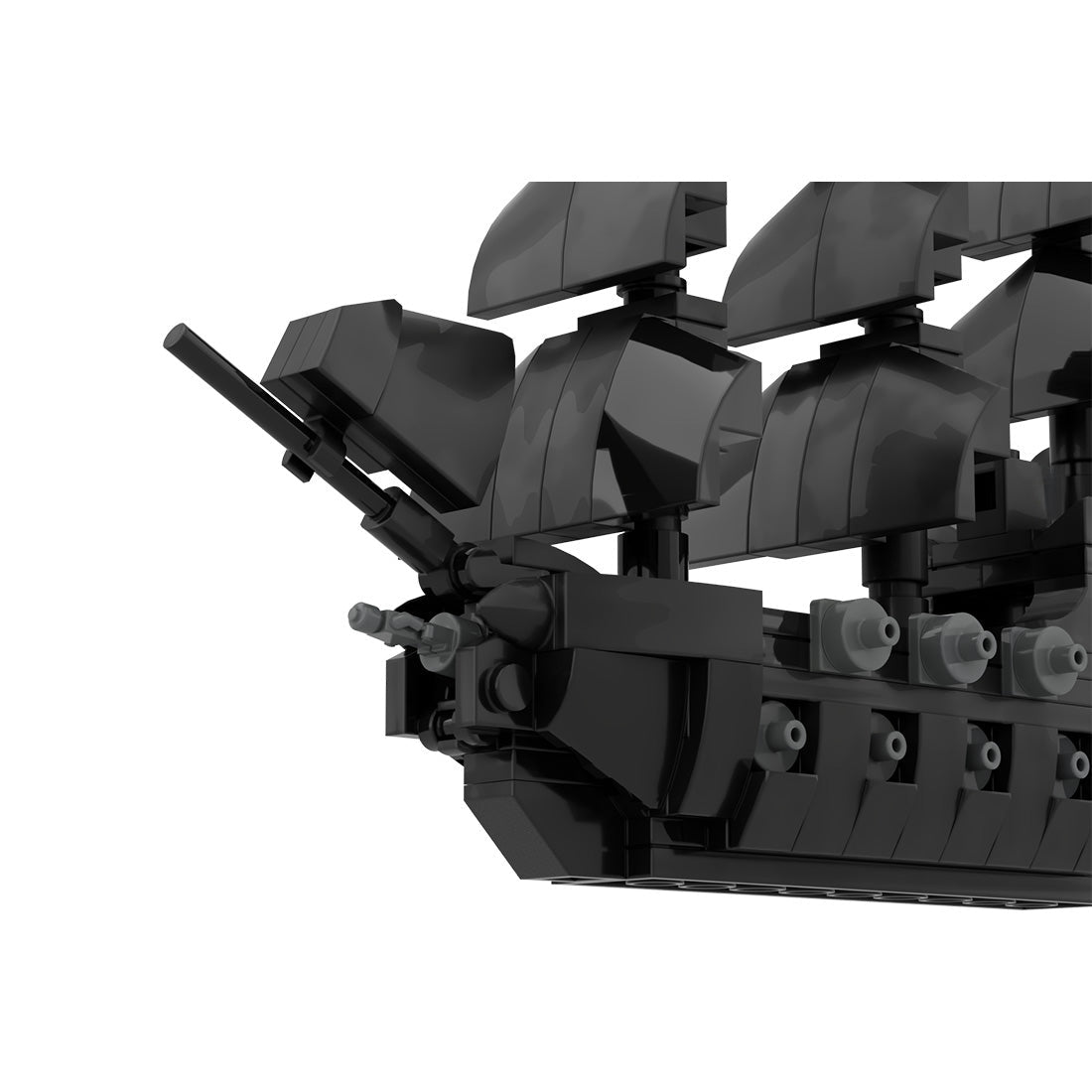 MOC-275988 The Black Pearl Mini Ship Building Blocks-LesDiy-MOC-