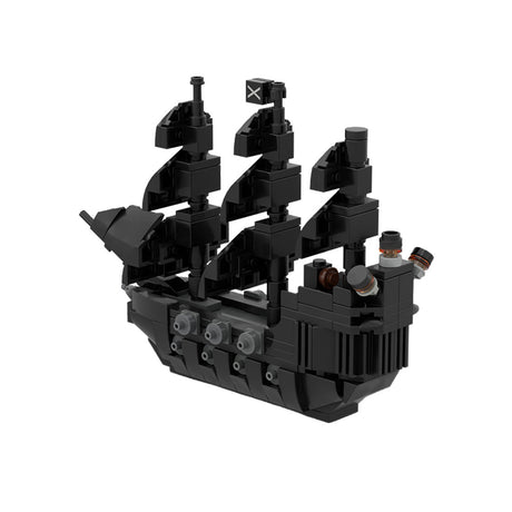 MOC-275988 The Black Pearl Mini Ship Building Blocks-LesDiy-MOC-