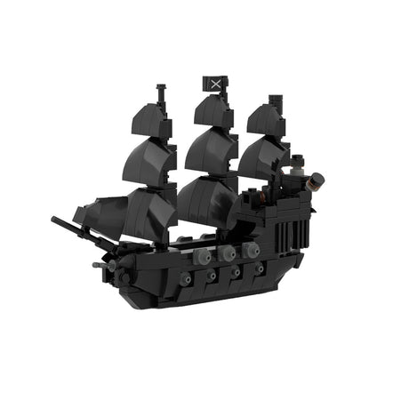 MOC-275988 The Black Pearl Mini Ship Building Blocks-LesDiy-MOC-