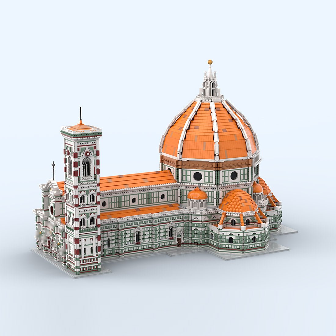 MOC-276083 Cathedral of Florence & Giotto's Campanile Building Blocks-LesDiy-MOC-