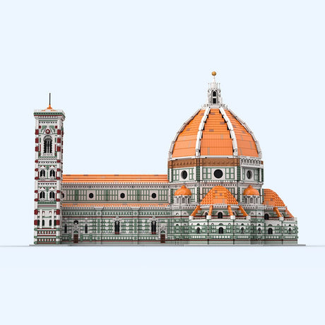 MOC-276083 Cathedral of Florence & Giotto's Campanile Building Blocks-LesDiy-MOC-