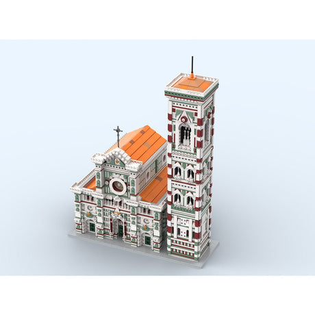 MOC-276345 Partial Cathedral of Florence & Giotto's Campanile Building Blocks-LesDiy-MOC-