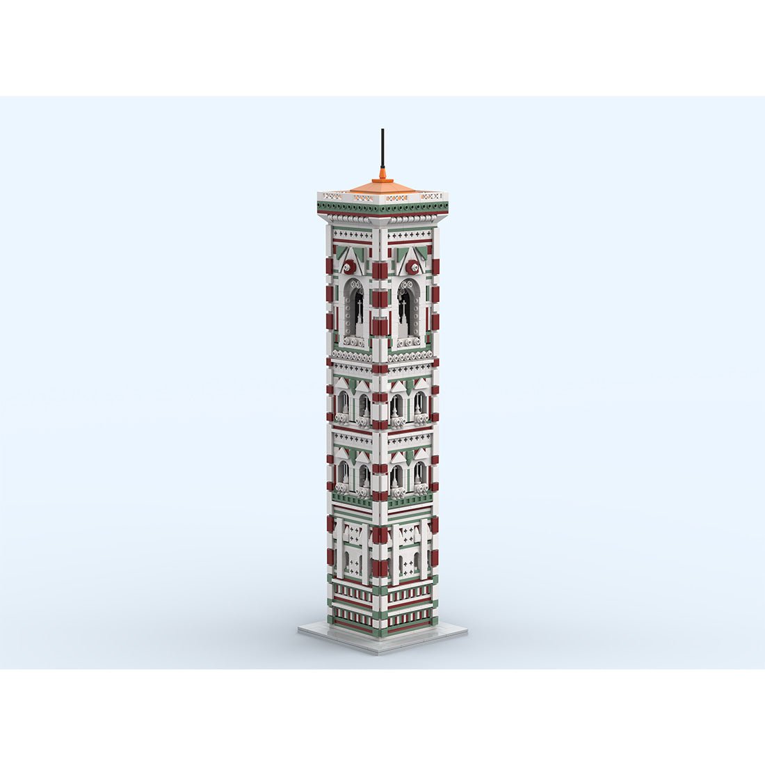 MOC-276357 Giotto's Campanile Building Blocks-LesDiy-MOC-