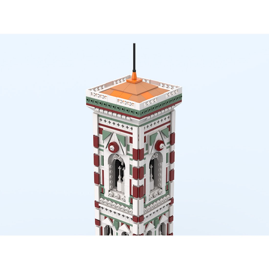 MOC-276357 Giotto's Campanile Building Blocks-LesDiy-MOC-